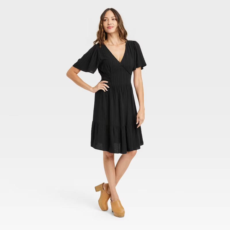 Women's Short Sleeve A-Line Dress - Knox Rose™ | Target