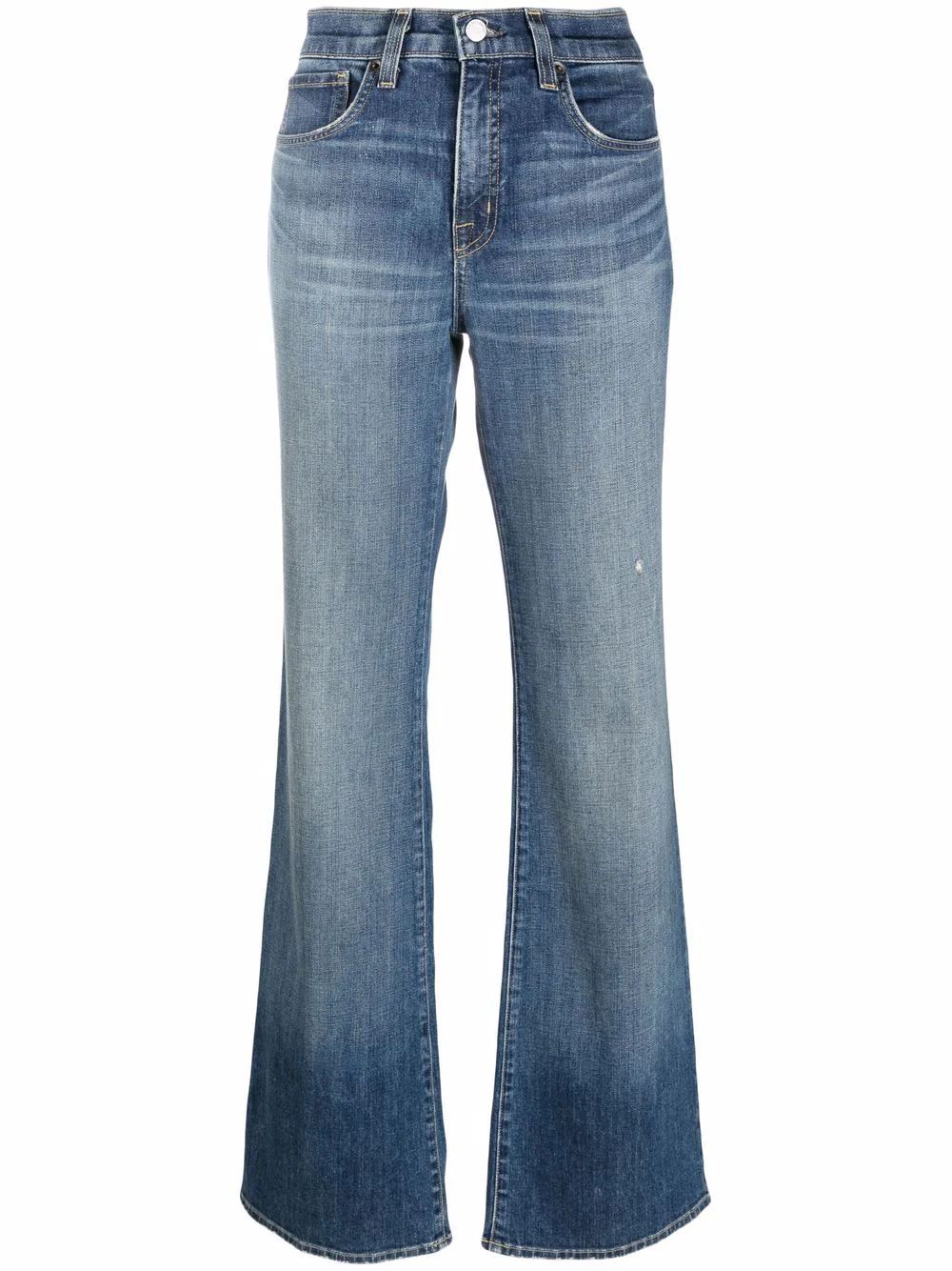 Nili Lotan Flared Denim Jeans - Farfetch | Farfetch Global