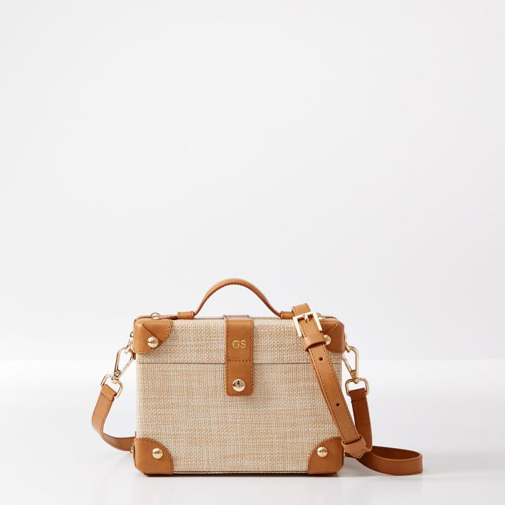 Montauk Raffia Crossbody Bag | Mark and Graham