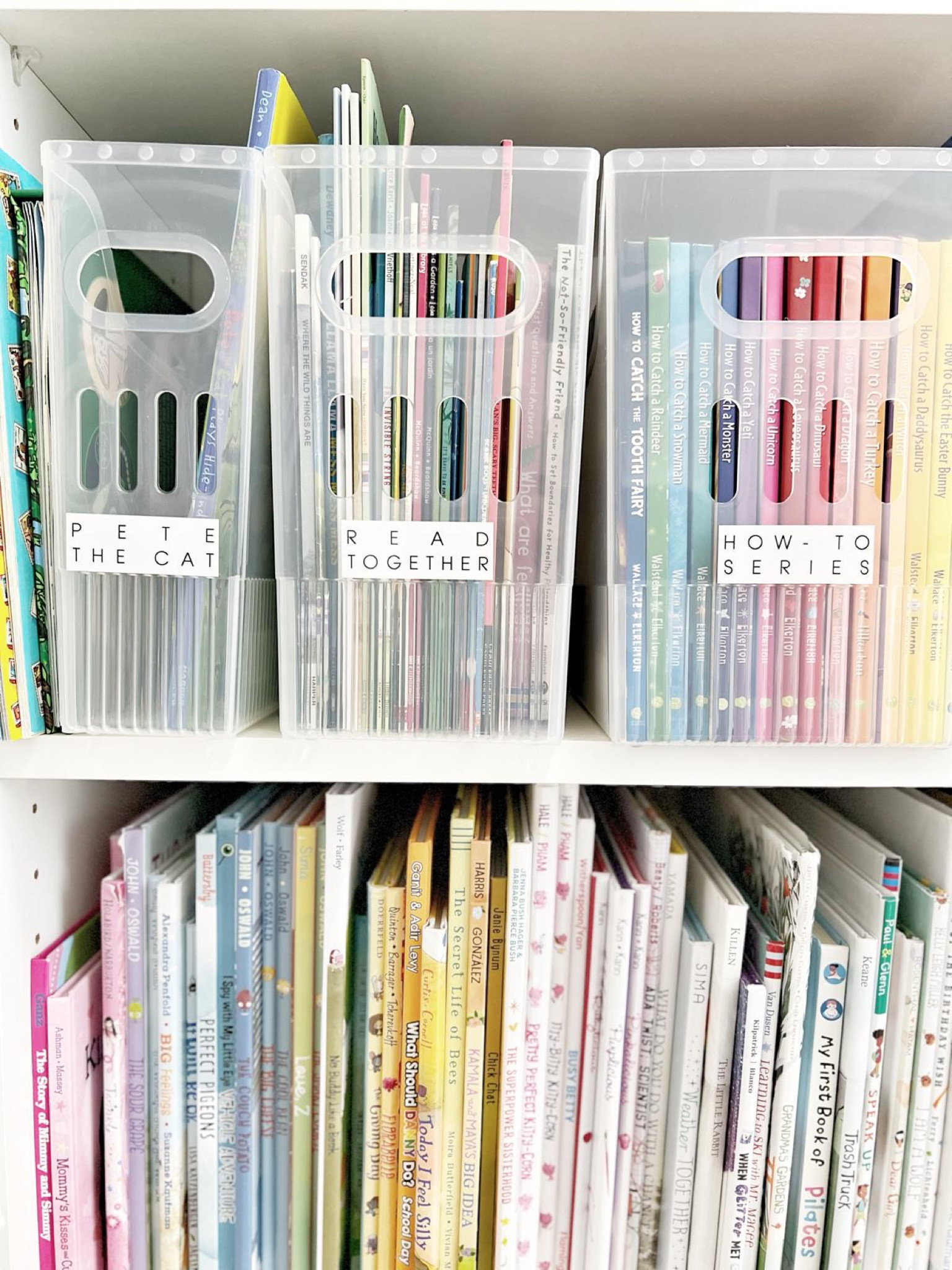 Turn your kids’ library into harmony using these bins to organize books by level or topic. They come in a variety of sizes.

#LTKKids #LTKHome