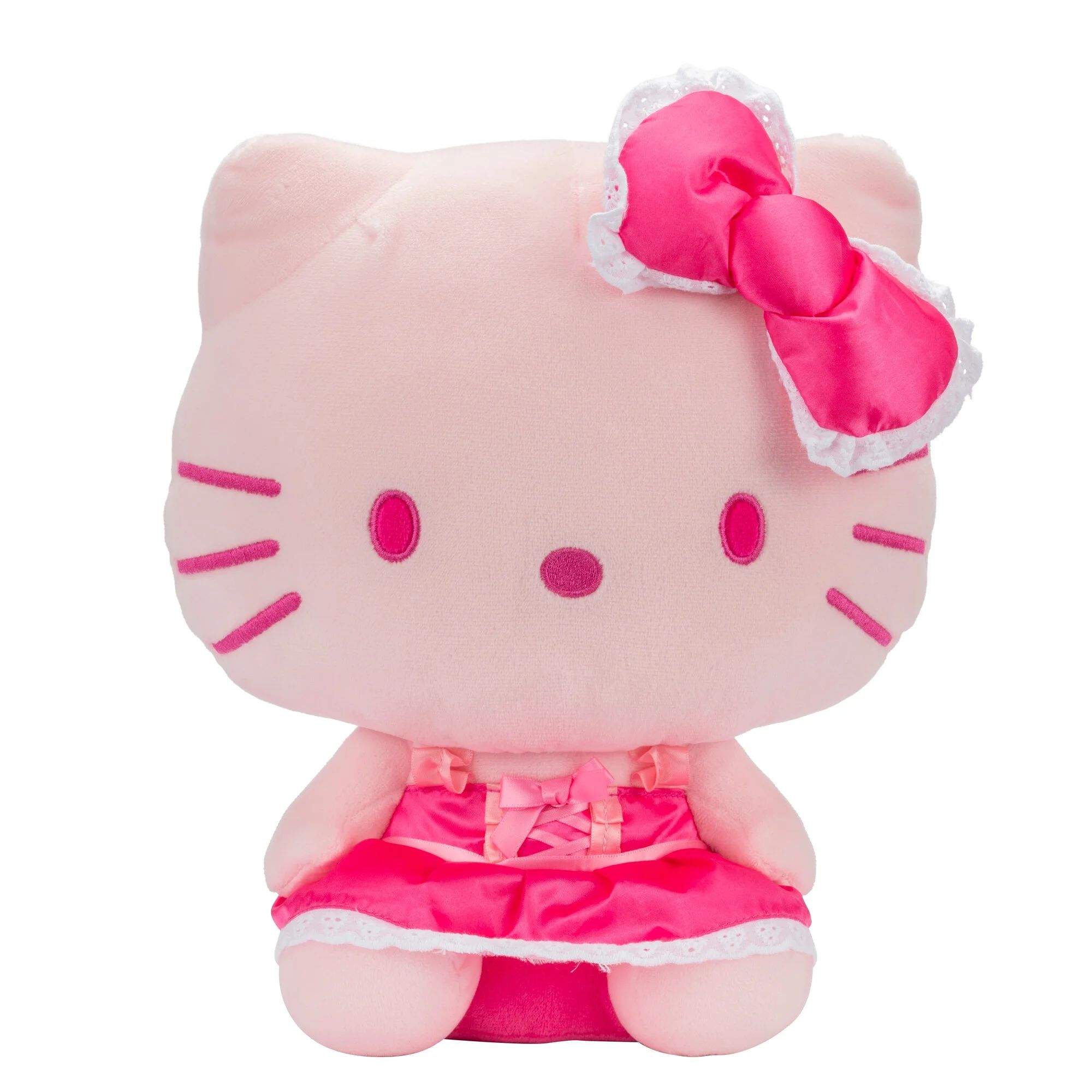 12 inch Pink Monochorme Hello Kitty Childs Plush Toy | Walmart (US)