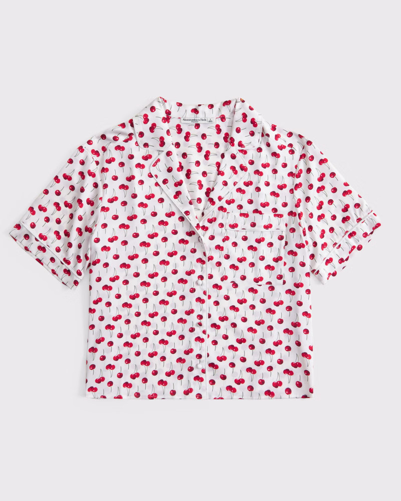Short-Sleeve Sleep Shirt | Abercrombie & Fitch (US)