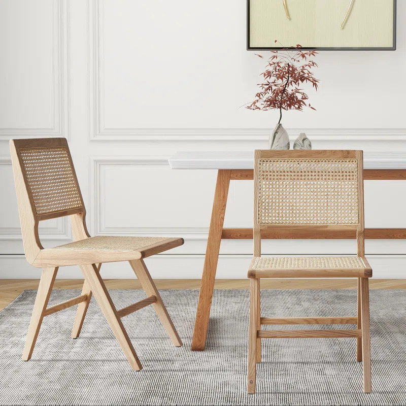 Arondell Solid Wood Cane Side Chair | Wayfair North America