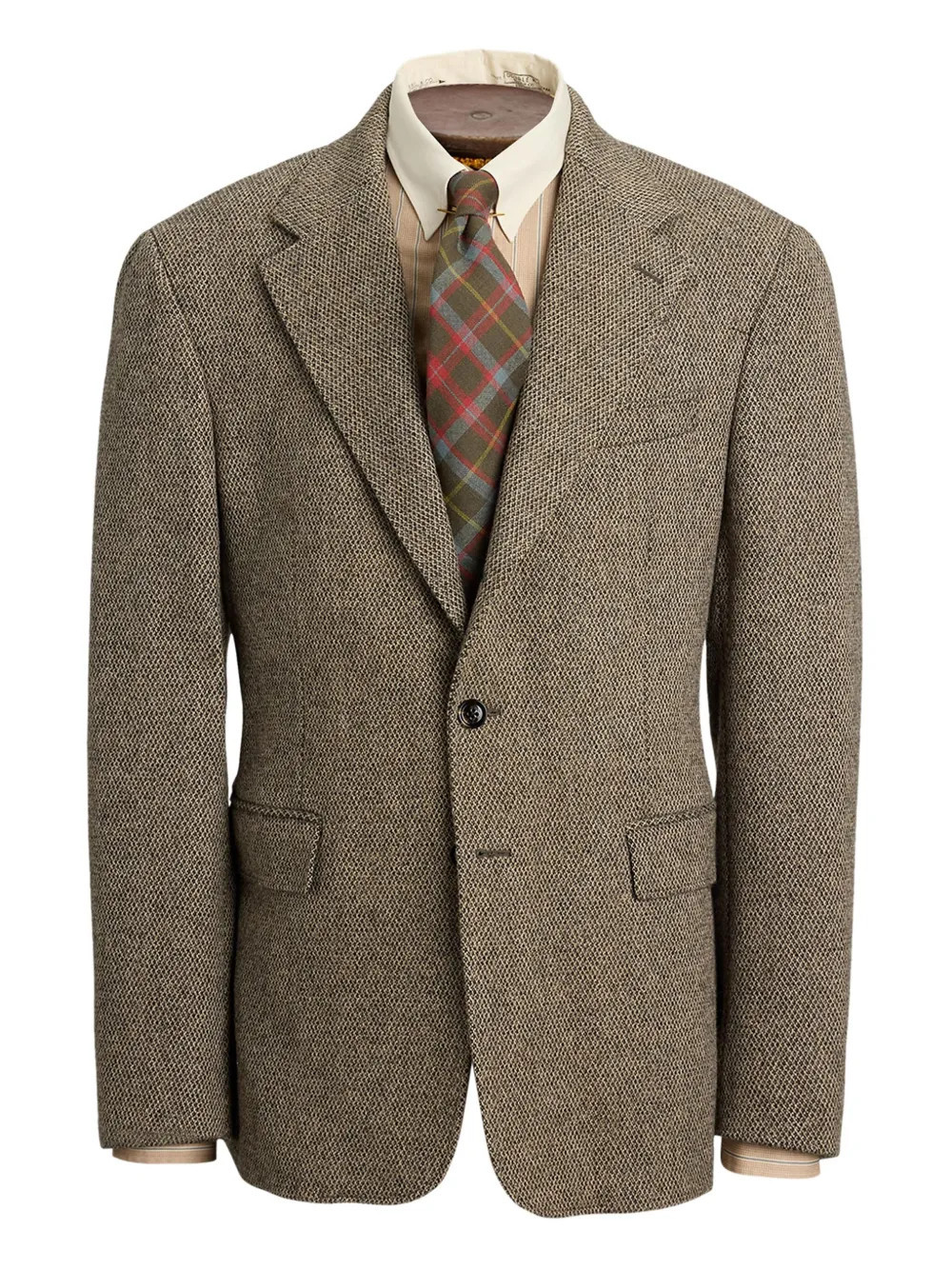 Ralph Lauren RRL three-button tweed blazer - Brown | Farfetch Global