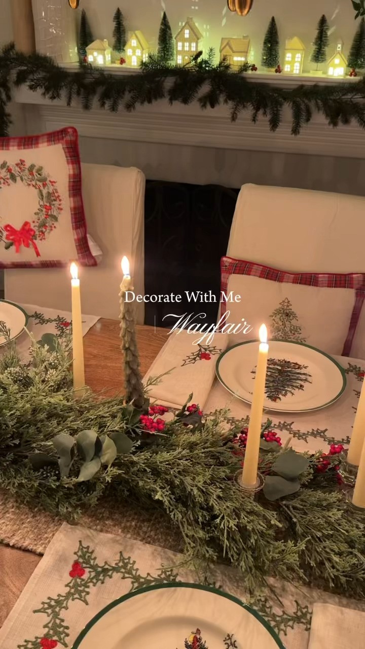 The holidays are officially on at my house 🎄✨ I turned my dining room into a cozy hosting spot with a few of my favorite @wayfair pieces... and I’m obsessed. Everything feels so festive and ready for the season!


Shop my favorite pieces from the video 💫


#AD #WayfairPartner #wayfair 

 