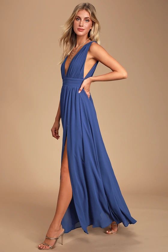 Heavenly Hues Royal Blue Maxi Dress | Lulus (US)