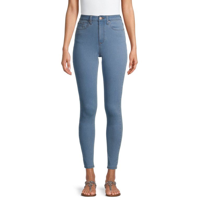 No Boundaries Juniors' High Rise Skinny Jeans | Walmart (US)