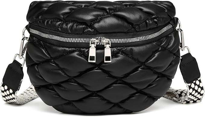 Eslcorri Crossbody Bags for Women - Fashion Sling Purse Shoulder Bag Fanny Pack Leather Causal Ch... | Amazon (US)