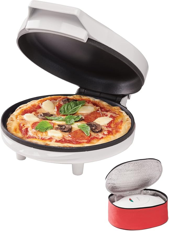 Betty Crocker 8" Travel Pizza Maker Plus, Indoor Electric Grill With Insulated Travel Bag, Nonsti... | Amazon (US)