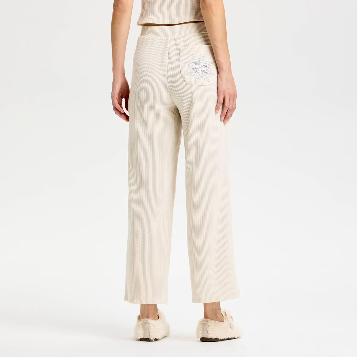 Women's Embroidered High-Rise Straight Leg Pull-On Pants - Universal Thread™ | Target