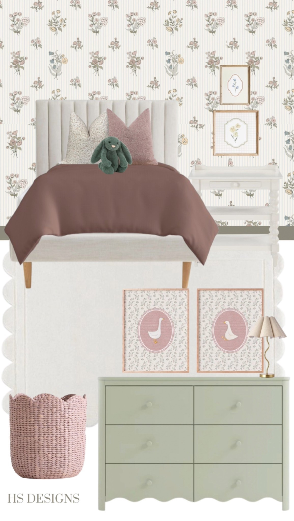 Girls bedroom 🦢


Wallpaper is from Loomwell “Cosie” by Ali Anni Design 


Cottage core bedroom, girls bedroom, sage bedroom, neutral, floral bedroom, delicate 

#LTKkids #LTKfamily #LTKstyletip