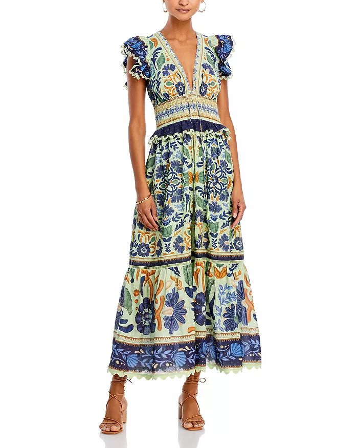 Ocean Tapestry Cotton Midi Dress | Bloomingdale's (US)