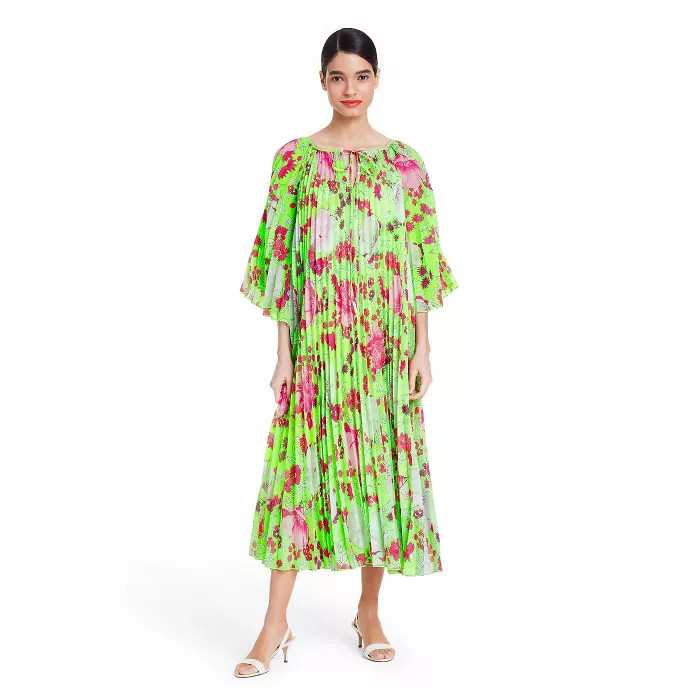 Floral Pleated Dress - Christopher John Rogers for Target Green | Target