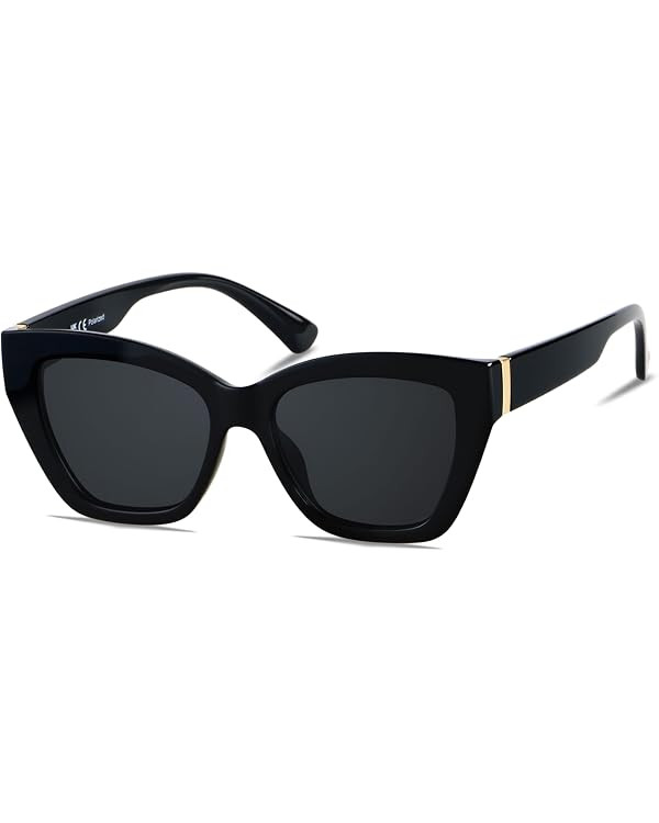 ANDWOOD Trendy Cute Cat Eye Polarized Sunglasses for Women Fashion Cateye Sunnies Lentes de sol p... | Amazon (US)