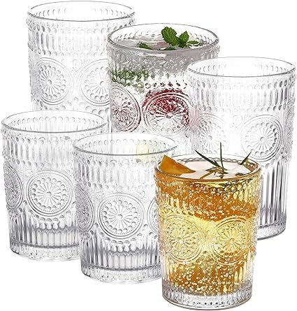 SANLIFEMEET Highball Glasses Set of 6 - Including 13 oz Tall Drinking Glasses, 10 oz Whiskey Glas... | Amazon (US)