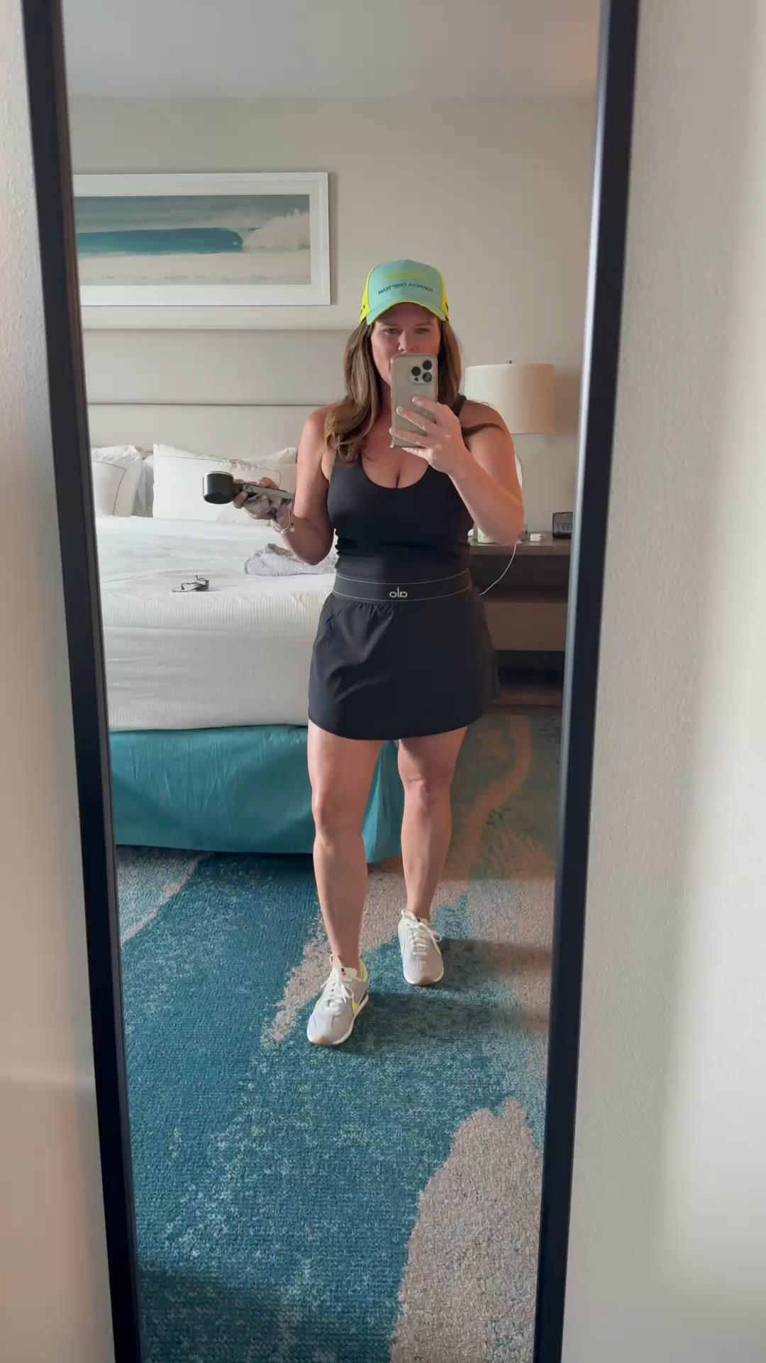 Day 2 of the Miami Grand Prix 🏁✔️

The heat is another level this weekend! Fan in hand ans going for a cute but weather friendly look! 

Sneakers are a must! Let’s go! 

#LTKootd #LTKgrwm #LTKOver40