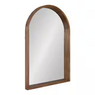 Kate and Laurel Medium Arch Rustic Brown Classic Mirror (36 in. H x 24 in. W)-216630 - The Home D... | The Home Depot