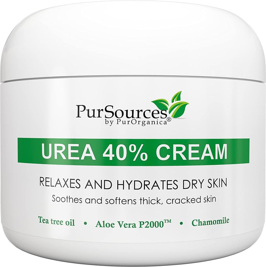 PurOrganica Urea 40% Foot Cream - No Pumice Stone - Callus Remover - Moisturizes & Rehydrates Thi... | Amazon (US)