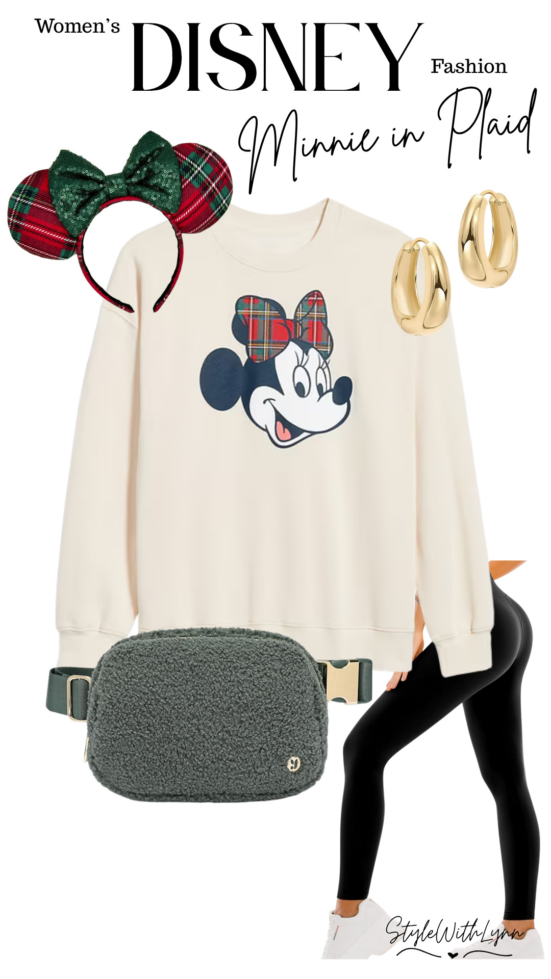 This cozy Disney World Christmas outfit is perfect for park days filled with holiday magic! 🎄 From the plaid Minnie ears to the festive sweatshirt from Old Navy, this look keeps you cute and comfy while strolling down Main Street, U.S.A. 🏰 Pair it with the bestselling Amazon black leggings, gold hoops, and a sherpa crossbody bag for the ultimate mix of style and comfort.

🎁 Perfect for Mickey’s Very Merry Christmas Party, holiday photos in front of Cinderella’s Castle, or cozy winter park hopping.

Shop this Disney holiday outfit idea now and get ready to sparkle all season long! ✨

#DisneyWorldChristmas #DisneyHolidayOutfit #DisneyStyle #DisneyParksOutfit #MinnieStyle #DisneyWorldOutfits #ChristmasAtDisney 

 

#LTKSeasonal #LTKFindsUnder50 #LTKTravel