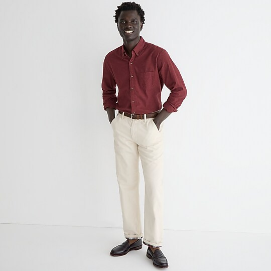Brushed twill shirt | J. Crew US