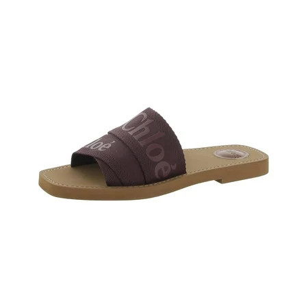 Chloe Womens Woody Logo Slip On Slide Sandals | Walmart (US)