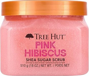 Tree Hut Pink Hibiscus Shea Sugar Exfoliating & Hydrating Body Scrub, 18 oz | Amazon (US)