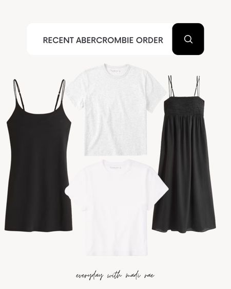 Recent Abercrombie order for a few summer basics! 

#LTKfit #LTKunder100 #LTKSeasonal