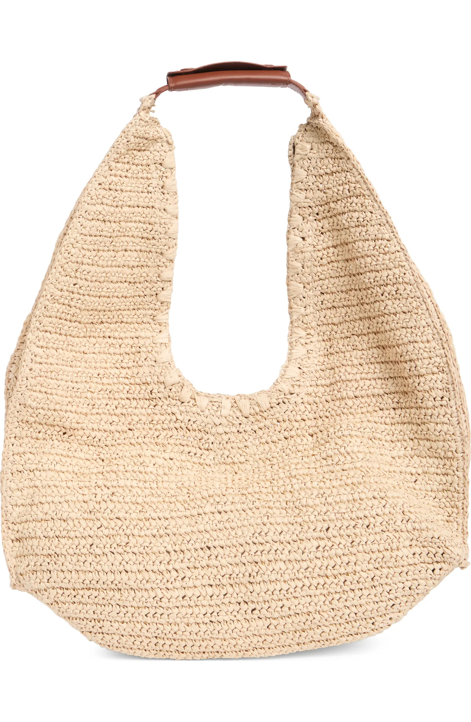 BCBG Woven Raffia Shoulder Bag | Nordstromrack | Nordstrom Rack