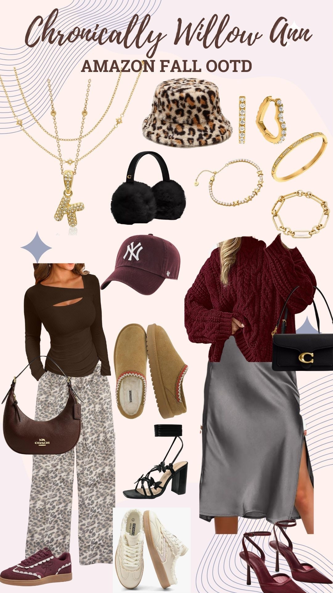 Trendy fall outfit that is perfect for anything. Perfect for going to run errands, date night, movie night, night out with the girls, Christmas market. If you are going to be spending anytime in the cold snag some cute earmuffs and a furry bucket hat. It’s so worth it & would make an incredible gift for literally any girl you know from like 12-45, after that just use your judgement, if they tend to wear hats & be trendy you can’t lose. Great gifts for any girl or woman in your life. The tazman Ugg dupes are incredible and perfect for your nieces, granddaughters, daughters, friends and basically any girl ya know! Also, the necklace stack, earring stacks are essential for any outfit and if you can help a woman start hers or get her the stack you will have won Christmas! 

#LTKGiftGuide #LTKBeauty #LTKootd