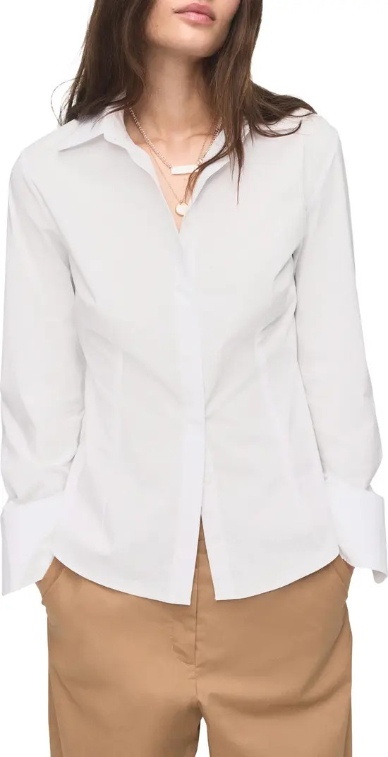 Slim Fit Stretch Poplin Button-Up Shirt | Nordstrom