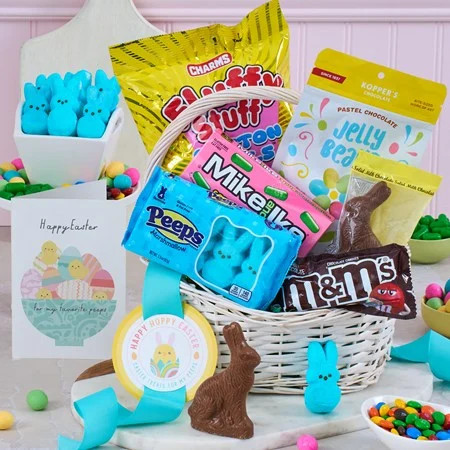 Classic Easter Bunny Gift Basket | GourmetGiftBaskets.com