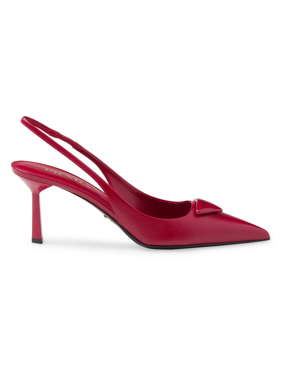 Women's Saffiano Patent Leather Slingback Pumps - Red - Size 4.5 | Saks Fifth Avenue