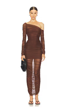 SER.O.YA Chantae Mesh Dress in Coconut from Revolve.com | Revolve Clothing (Global)