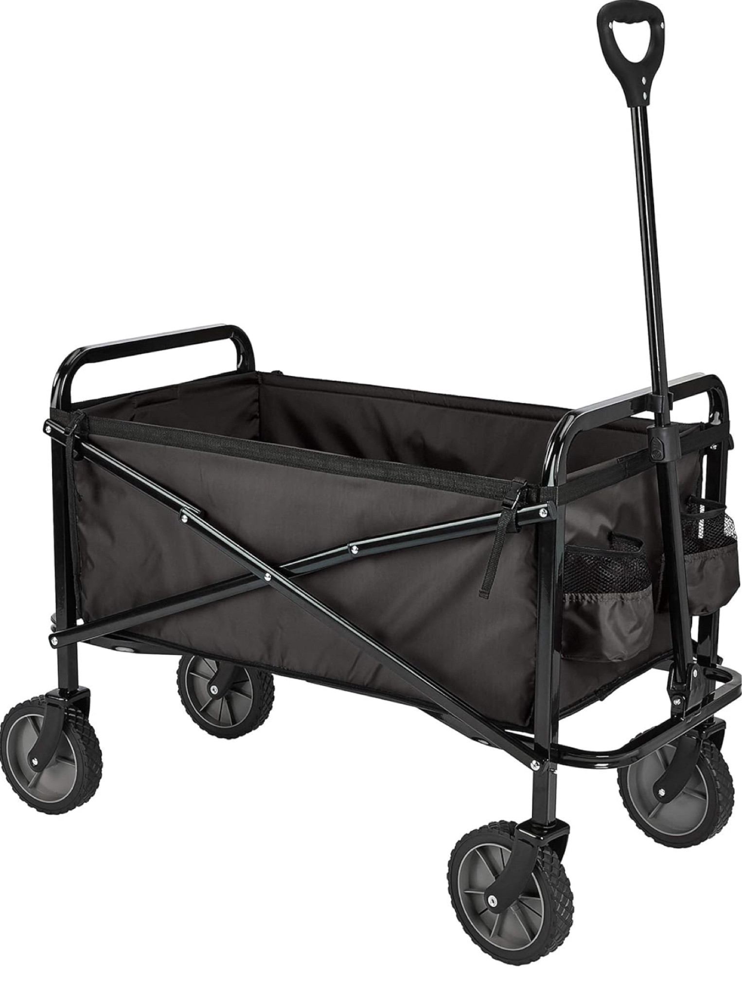 This is ultimate fave Collapsible Folding Outdoor Utility Wagon with Cover Bag, in black. AmazonxLTK

#LTKFindsUnder100 #LTKHome #LTKTravel