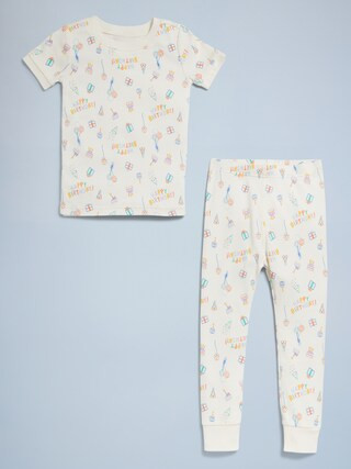 Snug-Fit Ribbed Pajama Set for Toddler & Baby | Old Navy (US)