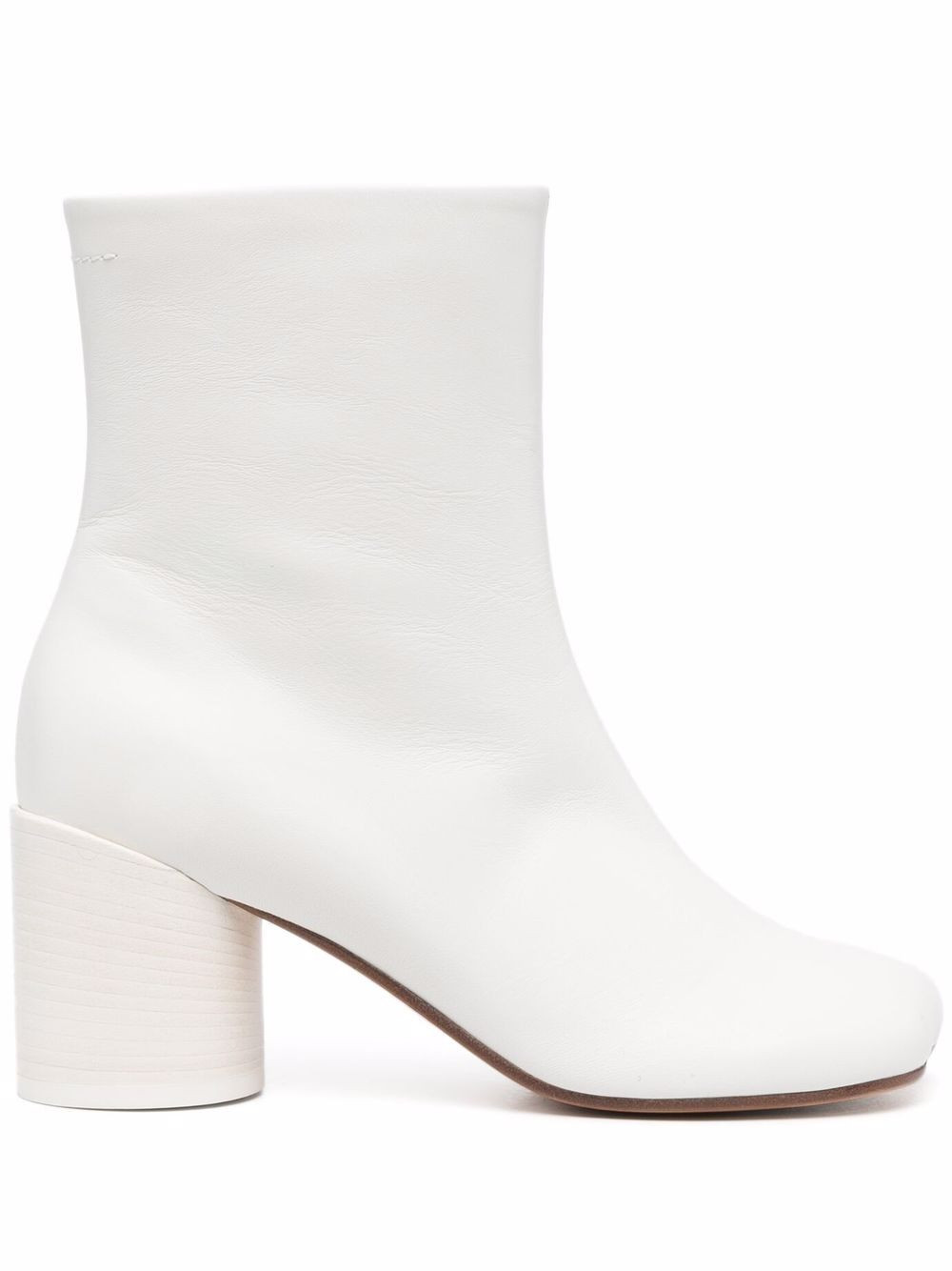 MM6 Maison Margiela Anatomic square-toe Boots - Farfetch | Farfetch Global