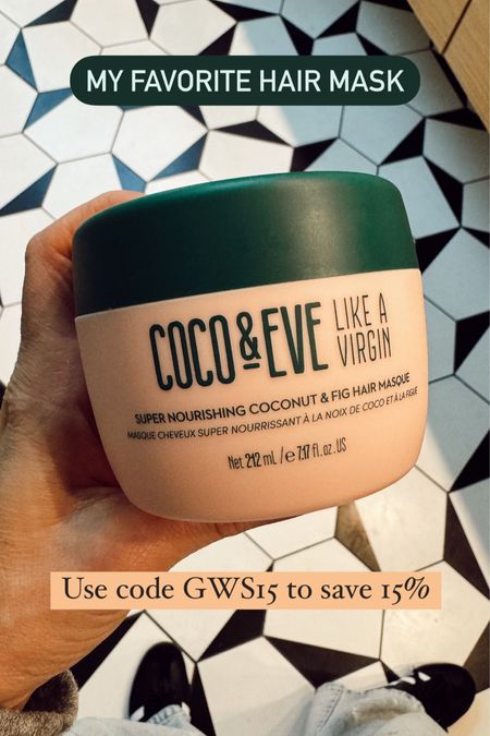The best hair mask I’ve used! Coco & Eve Like a Virgin Hair Mask. Use code GWS15 to save 15% on your order. Smells SO GOOD and leaves hair super shinny! #ad

#LTKbeauty