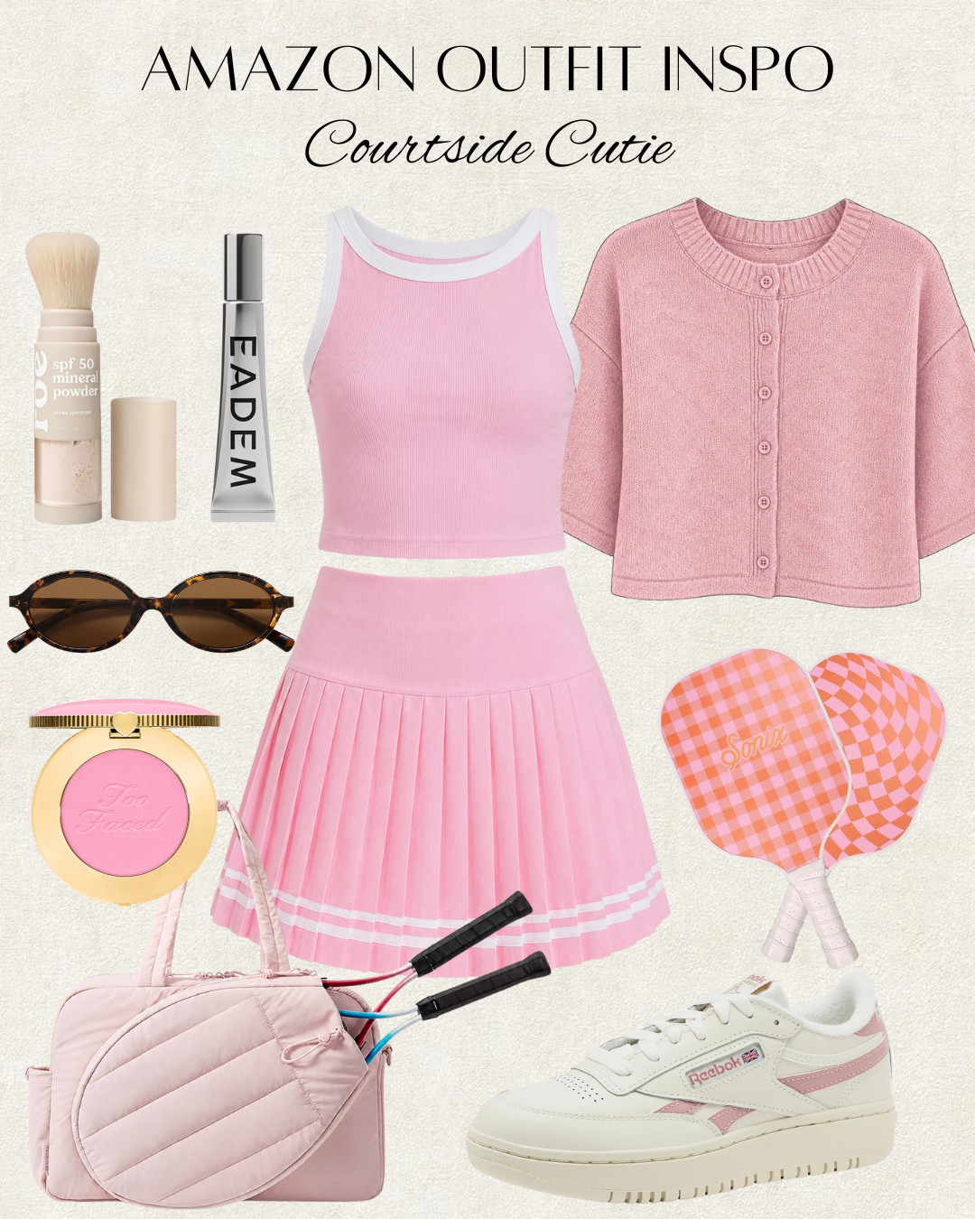 Tennis outfit/pink cute outfit 🌸🎀
Amazon finds! ✨

#LTKU #LTKSeasonal #LTKootd