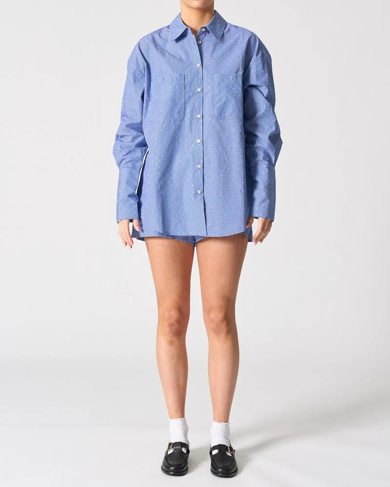 Valencia Shirt -  Riviera Stripe | Walnut Melbourne (AU)