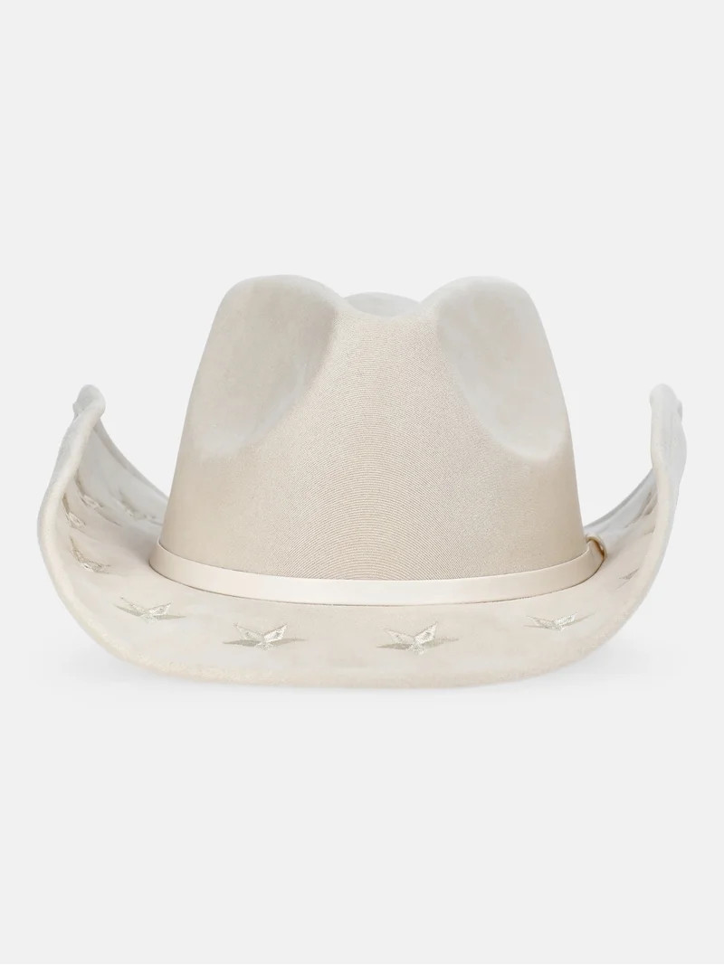 Kacey Lee Women's Cowboy Hat, White | Walmart (US)
