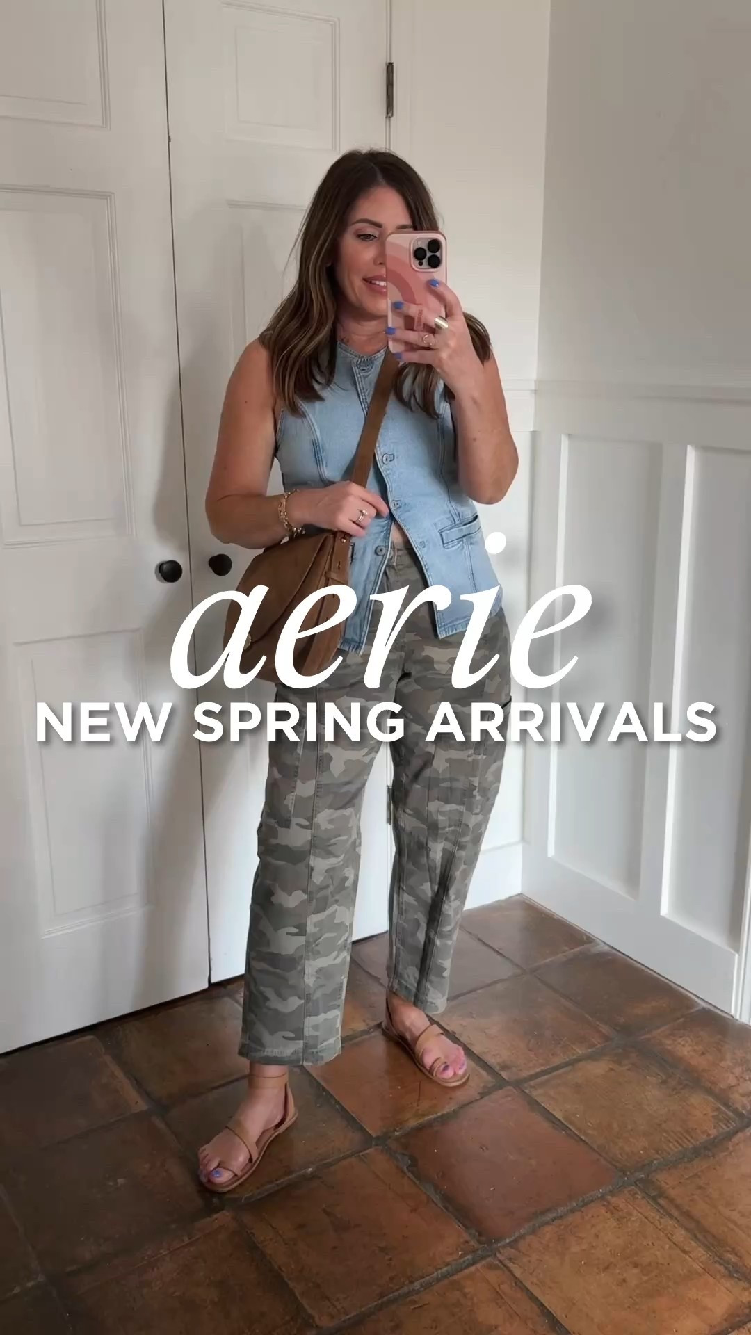 Review of new spring arrivals from American Eagle & aerie

Barrel leg camo pants/size 6 regular 
Long denim vest/ size medium 10% off
Crochet quarter zip sweater/size medium 27% off 
White high-rise wide leg crop jeans / size 28 on sale 25% off
Cropped V-neck, hooded pullover/size large  (I sized up for longer length) on sale 25% off
Cloud fleece shorts/size medium  on sale 25% off




#LTKFindsUnder100 #LTKOver40 #LTKSaleAlert