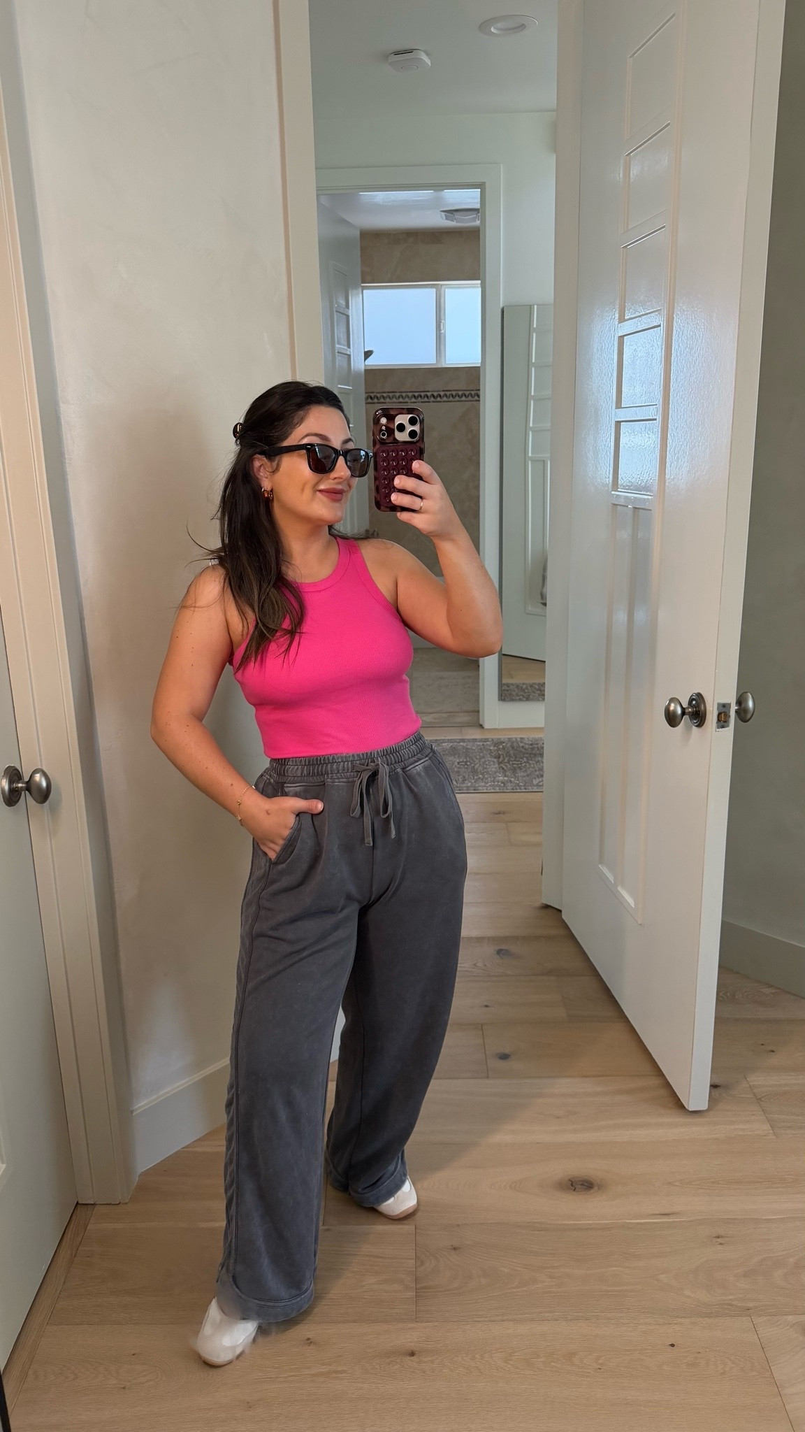 OOTD! 
High neck tank with built in bra size small
Sweatpants size small 
These are my favorite! Petite friendly sweats! 

5’0” 140lbs

#LTKootd #LTKPetite #LTKSaleAlert
