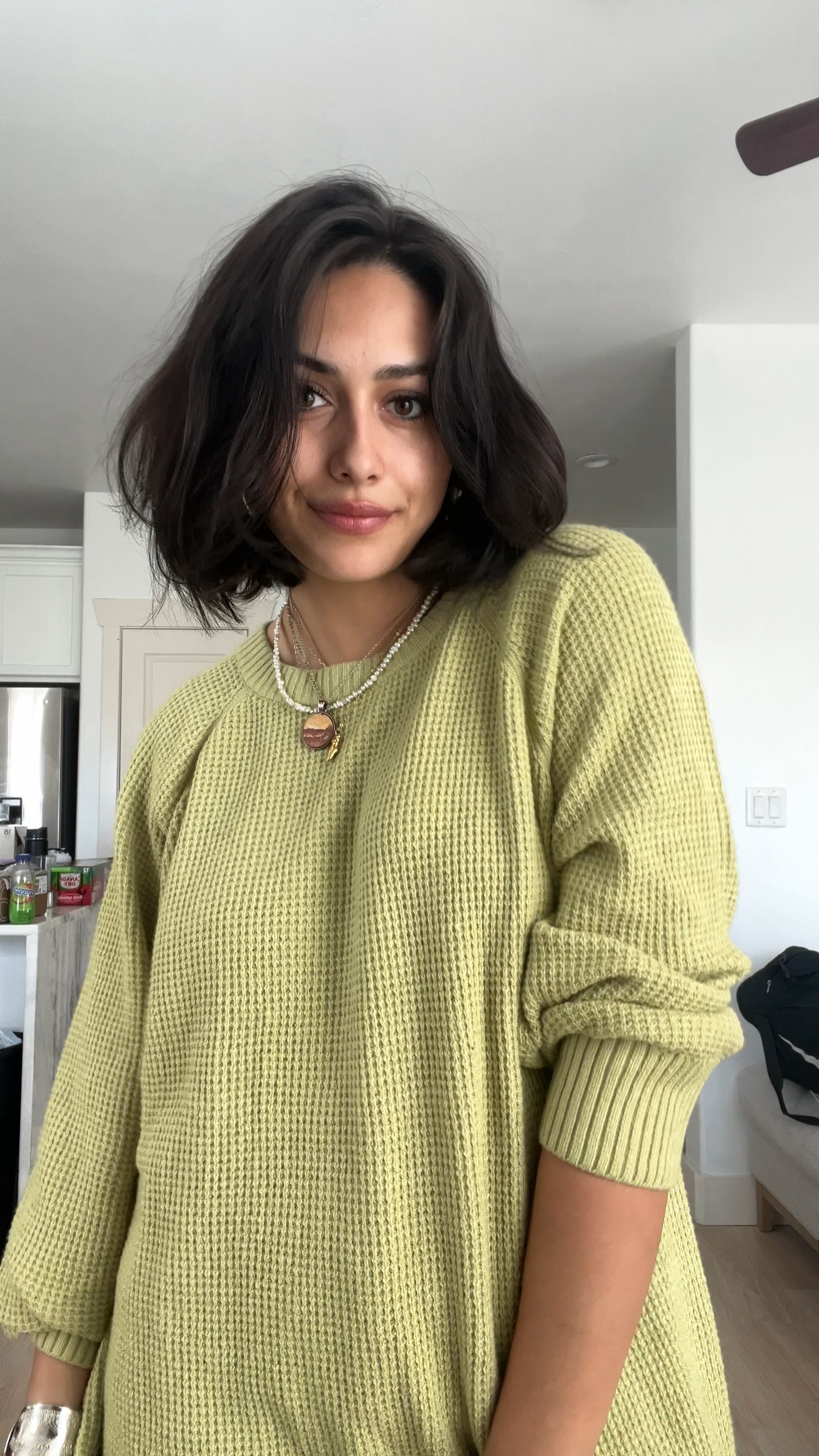 obsessed with the green/chartreuse sweater! so soft! I got a size xxl for that oversized look! 