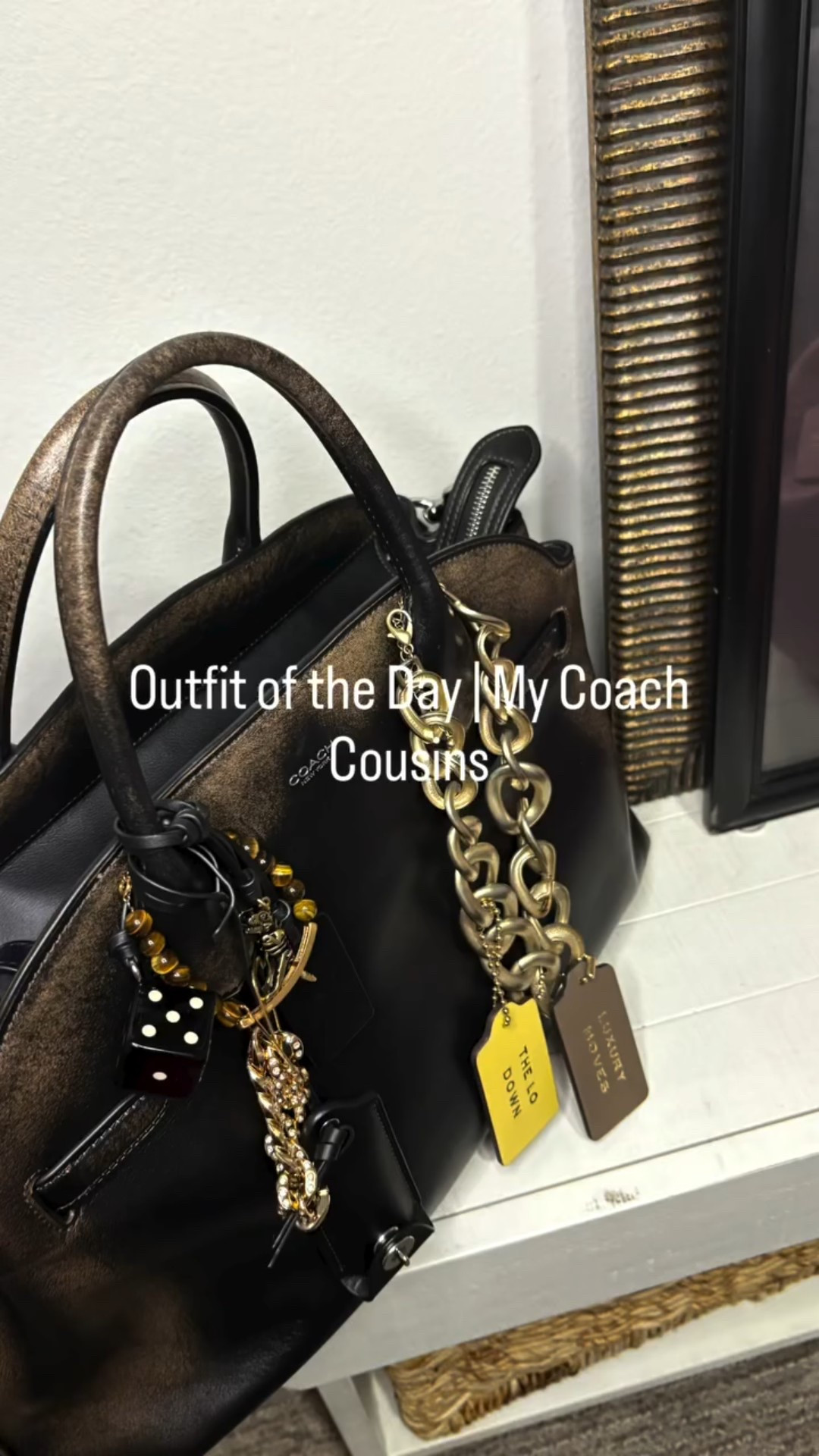 Meet my Cousins Coach — The Empire Carryall & The Kisslock Frame Bag.
Because having many bags doesn’t make you a bag lady… carrying what no longer serves you does.

Both have space, value, and purpose — reminding me to carry only what sustains me, moves me forward, and adds value. ✨

Strong, supportive, and familiar — like the bond between cousins. Each one stands alone, yet together they balance business and beauty, structure and softness.

Which COACH bag is your favorite? Drop it below 👇🏽
Listen to my latest podcast episode “The Bag Lady Transformation ” on The Lo Down with Isha Lo — links in bio. Apple Podcasts & Spotify
Curating the Art of Living Well @40 & Beyond™ #viral #luxury #fashion #motivation #streetwear #coach #podcast #applepodcasts #spotify