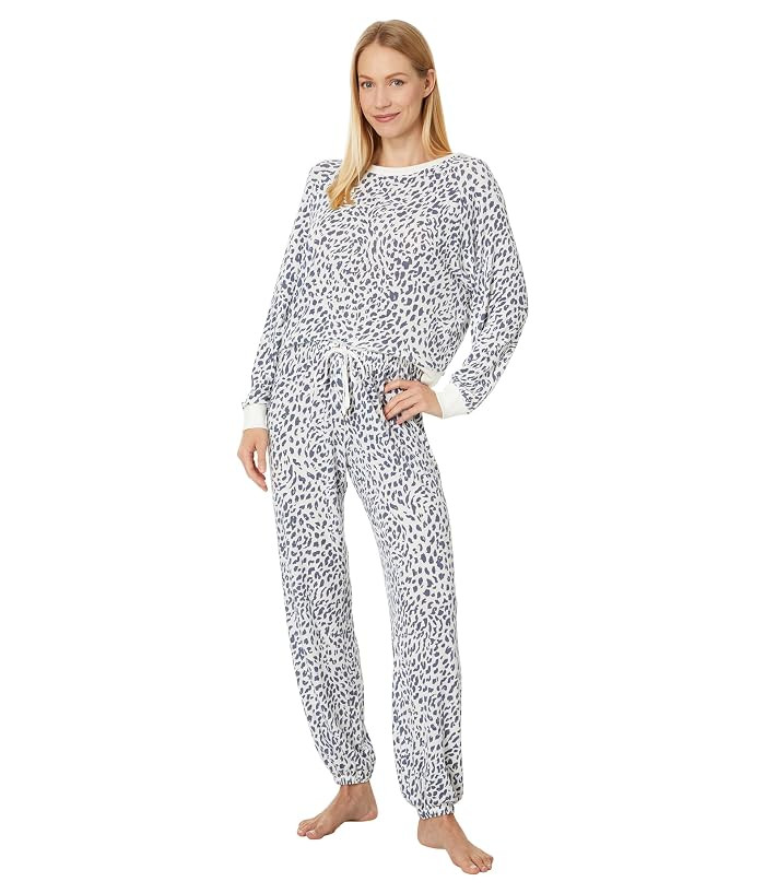 Honeydew Intimates Star Seeker Brushed Jersey Lounge Set Women's Pajama Sets Sweet Cream Animal : XL, Jersey/Polyester/Rayon | Zappos.com