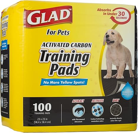 Glad for Pets Black Charcoal Puppy Pads | Puppy Potty Training Pads That Absorb & NEUTRALIZE Urin... | Amazon (US)