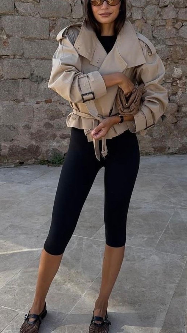 Croppe trench
Capri pants
Old money, quiet luxury , classy 

#LTKootd #LTKPetite #LTKSeasonal
