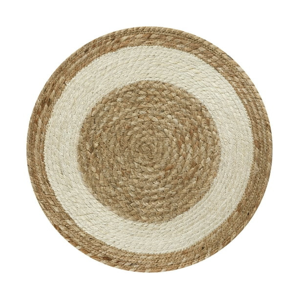 Better Homes & Gardens Round Natural Placemat - Walmart.com | Walmart (US)