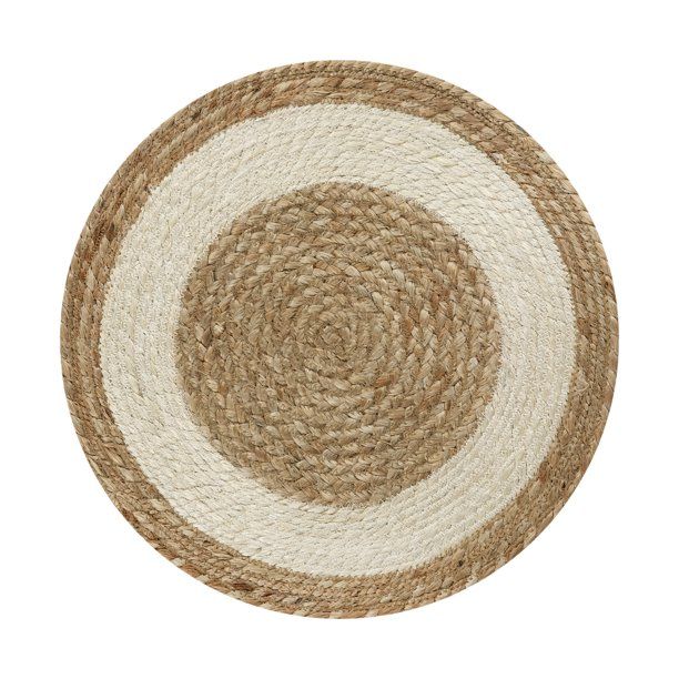 Better Homes & Gardens Round Natural Placemat - Walmart.com | Walmart (US)