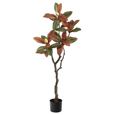 4’ Fall Magnolia Artificial Tree | Nearly Natural